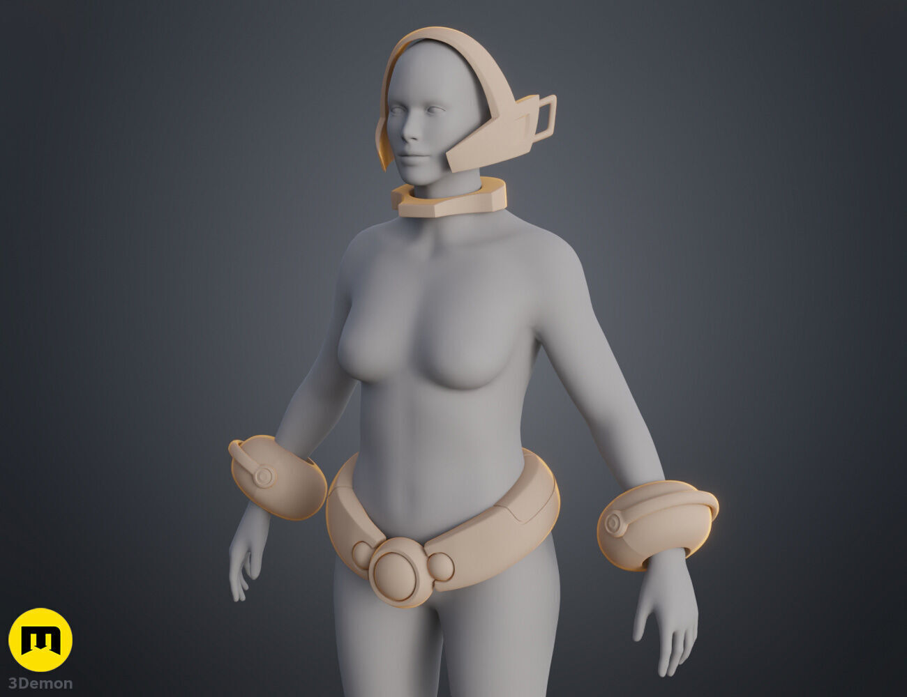Ochako Uraraka Cosplay Armor 3D print model_12