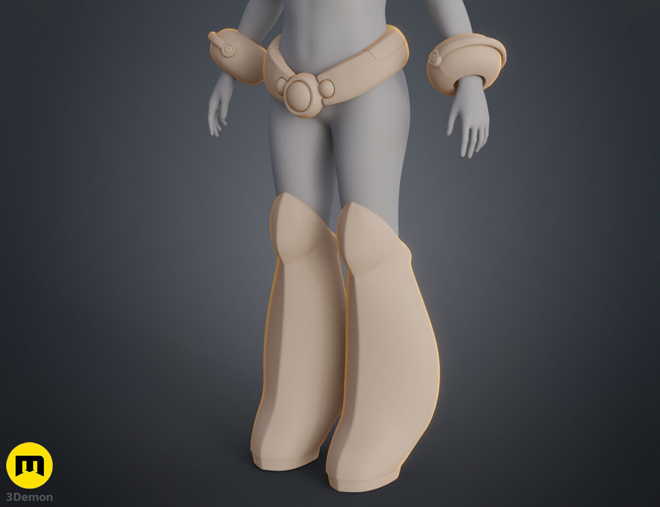 Ochako Uraraka Cosplay Armor 3D print model_13