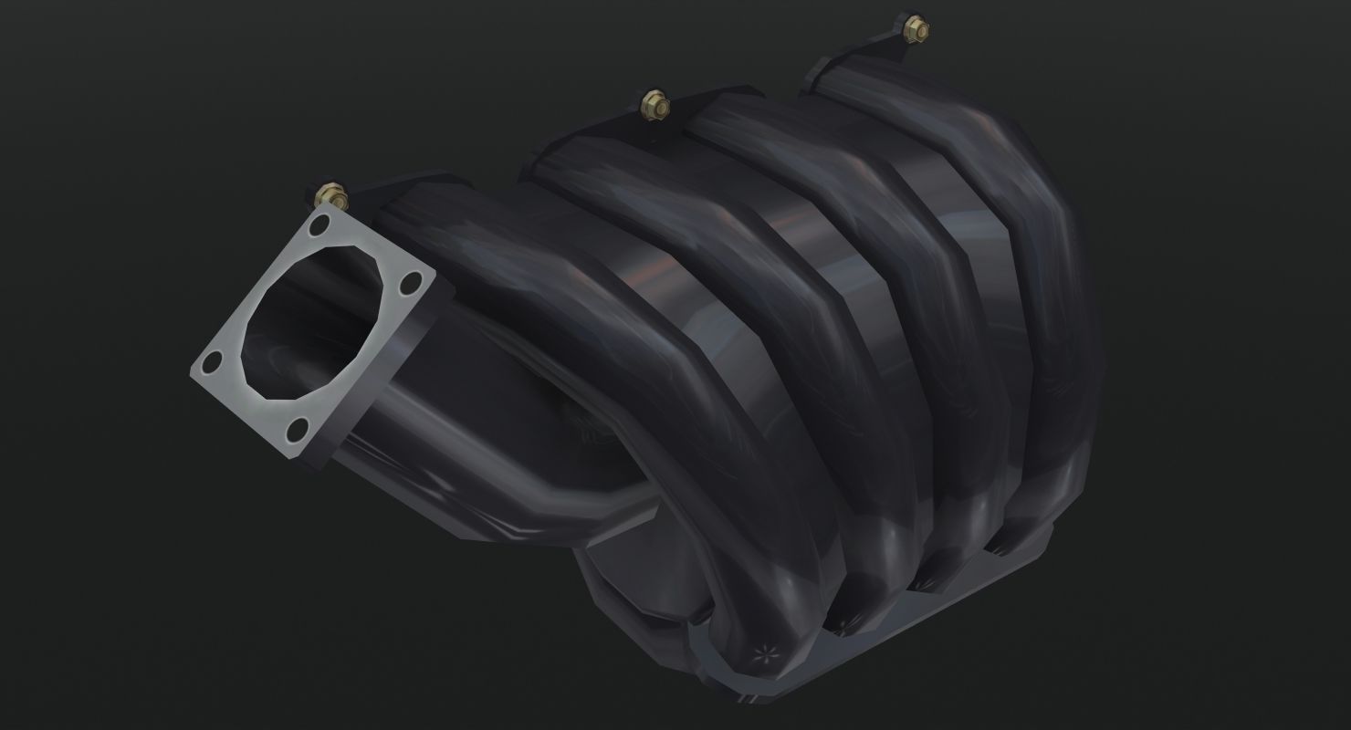 Toyota 2AZ-FE engine Low-poly 3D model_27