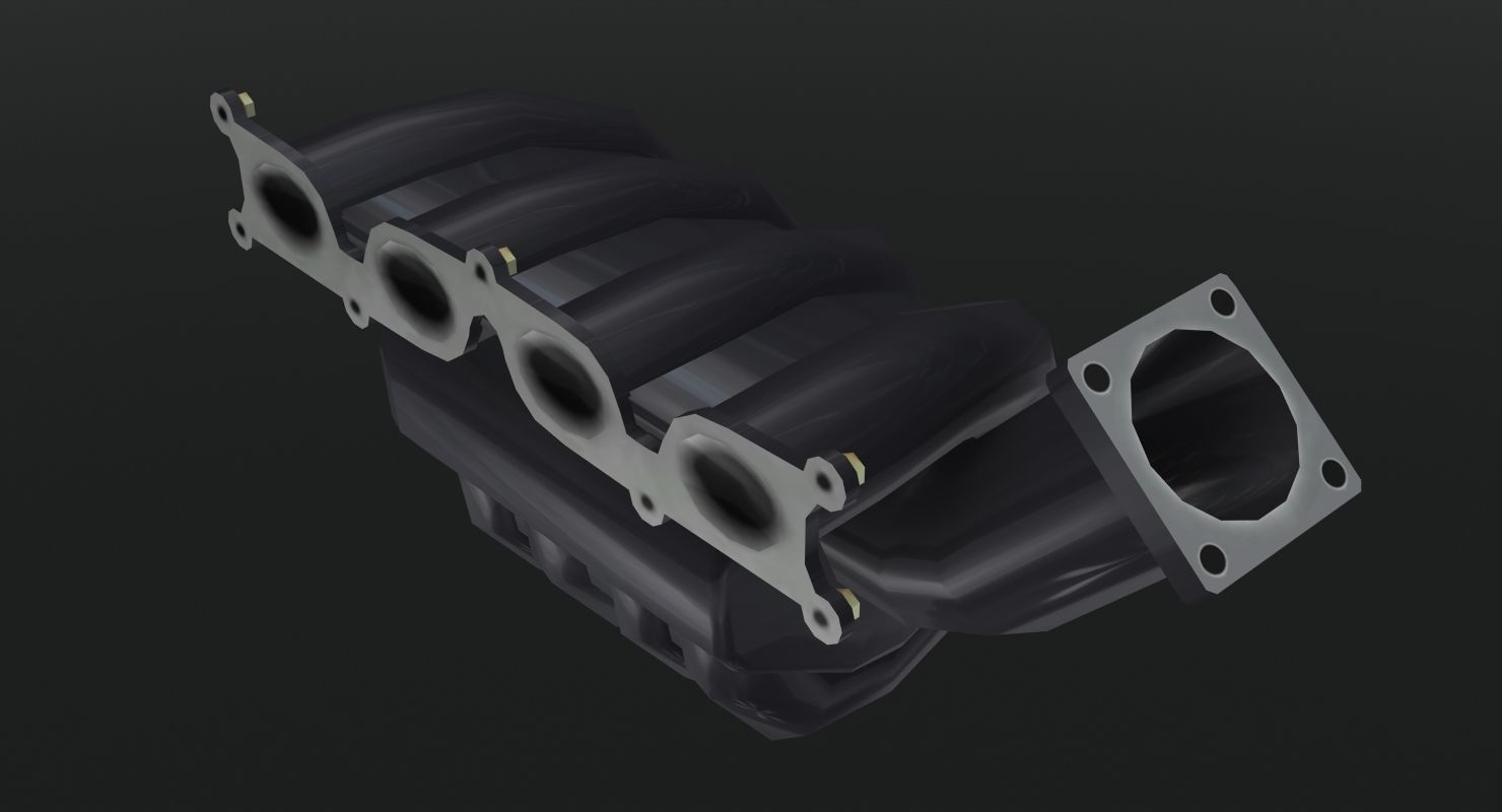 Toyota 2AZ-FE engine Low-poly 3D model_26