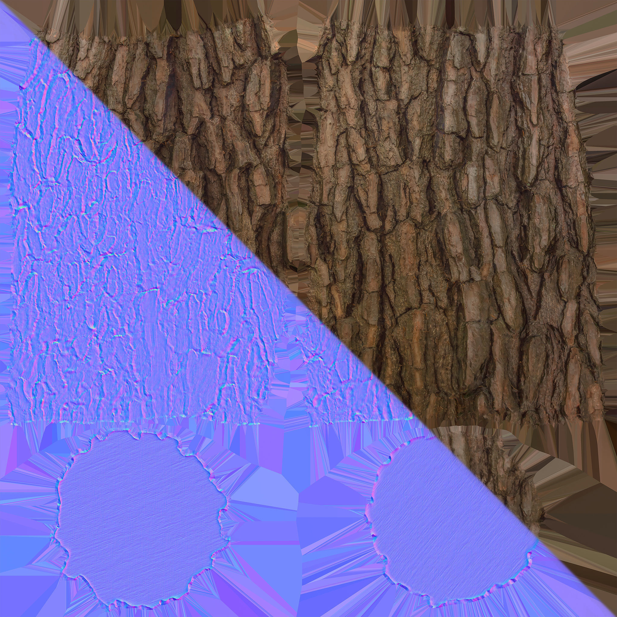 Tree log 04 3D model_1