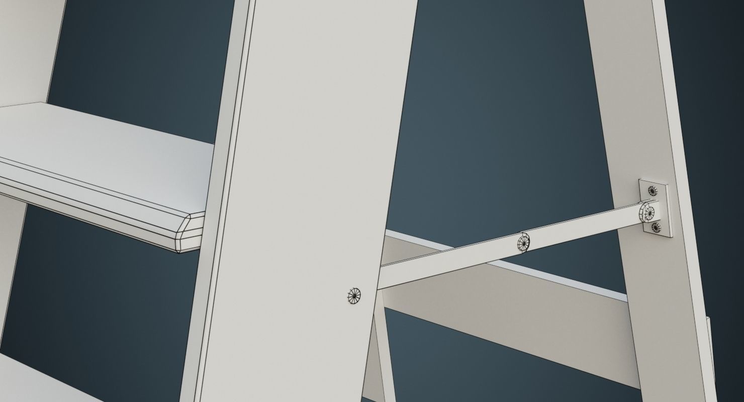 Step Ladder 3A Low-poly 3D model_9