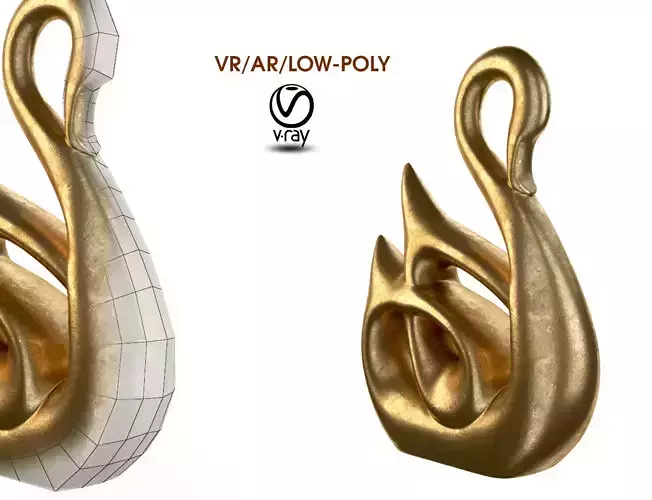 Home Decor Swan Sculpture