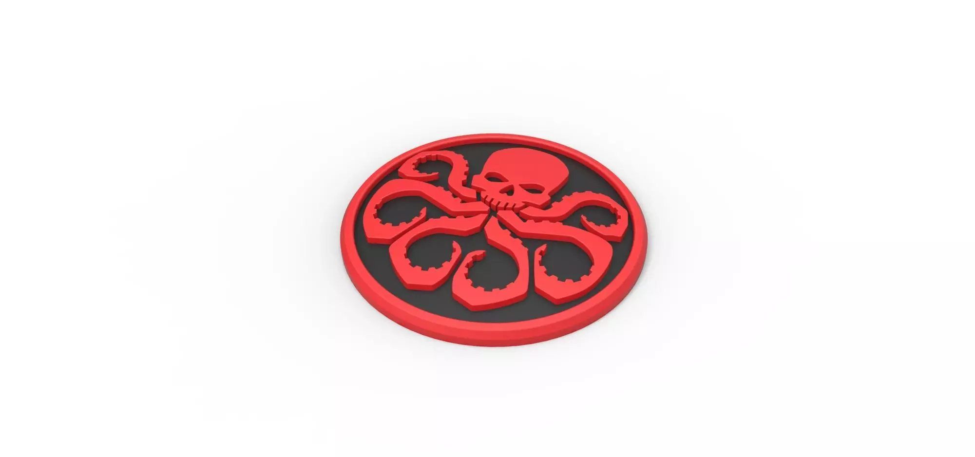 3D printable HYDRA emblem 3D print model_0