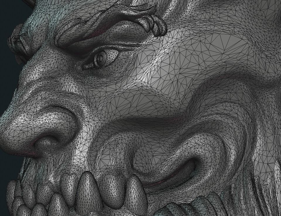 Demon figure II 3D print model_18