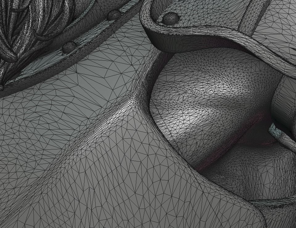 Demon figure II 3D print model_17