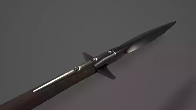 Medieval Spear Game-ready