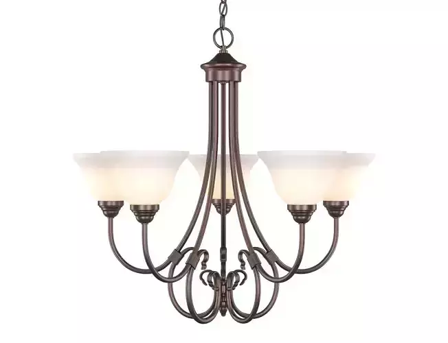Capital Lighting 3226BZ-220 Five Light Chandelier