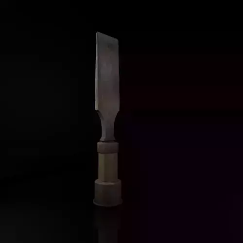 old chisel with texture