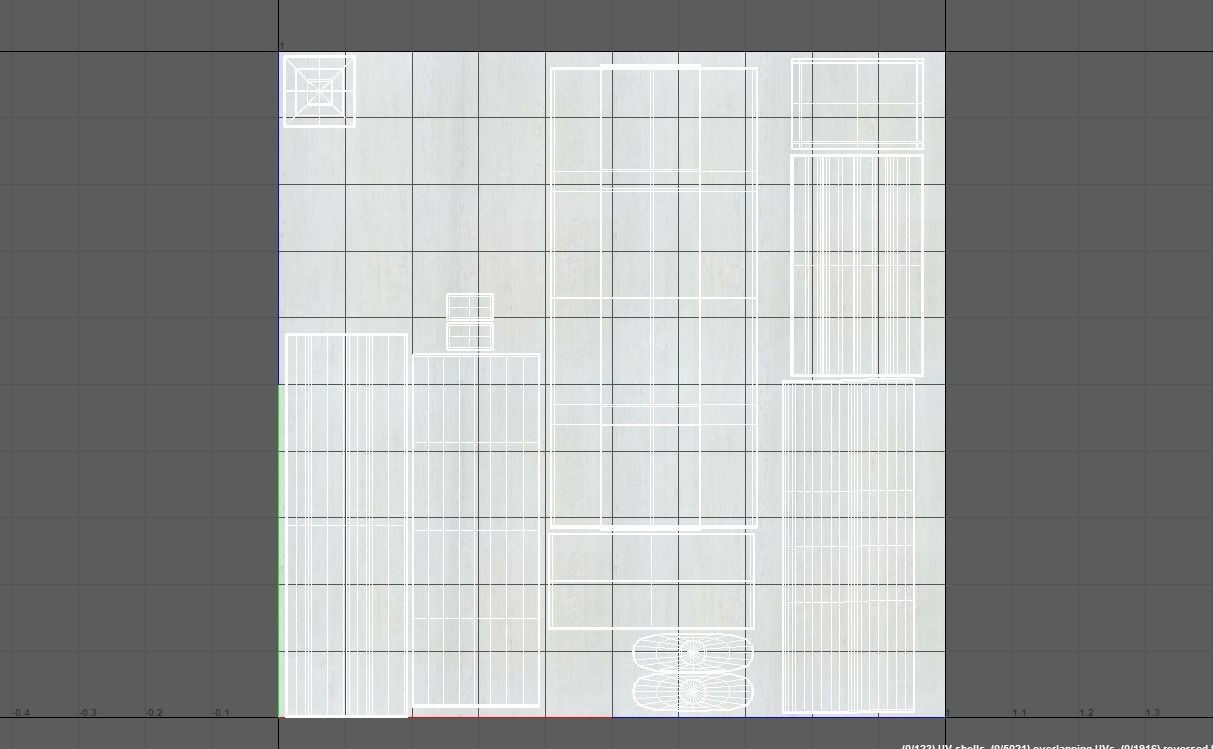 wood chair Low-poly 3D model_8