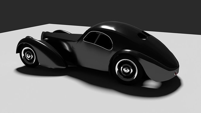 Bugatti Atlantic 1938 3D model
