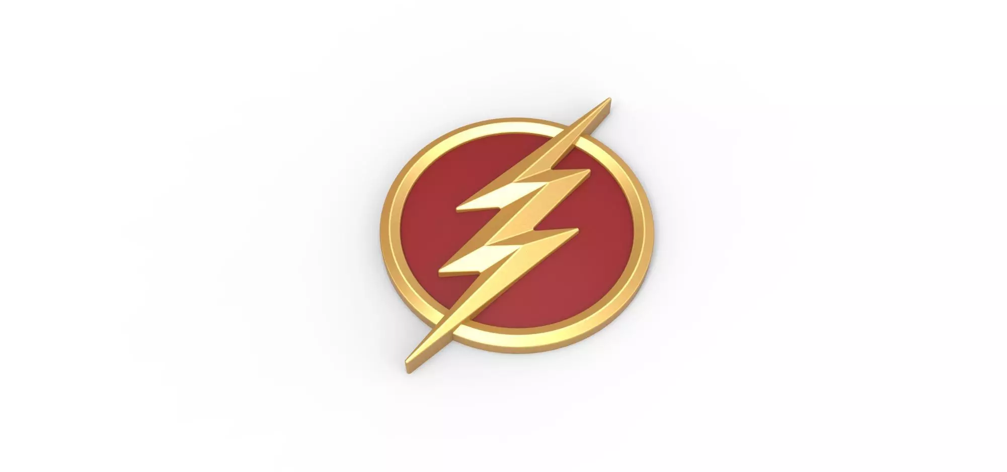 3D printable Flash emblem 3D print model_0