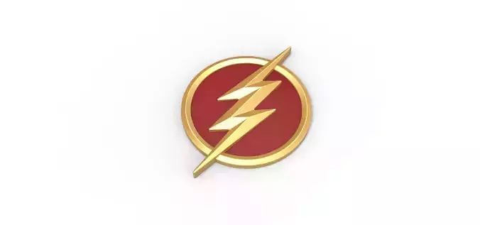 3D printable Flash emblem