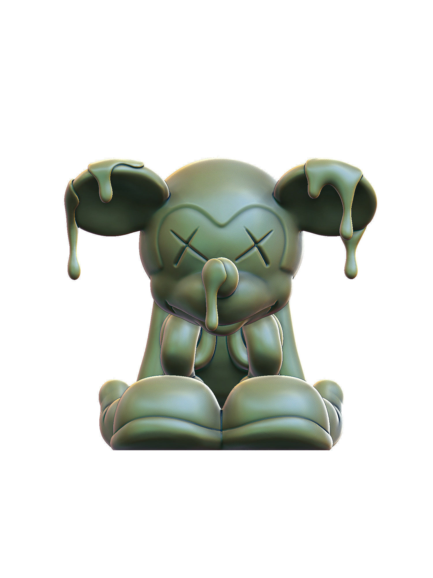 Sad Mickey 3D print model_8