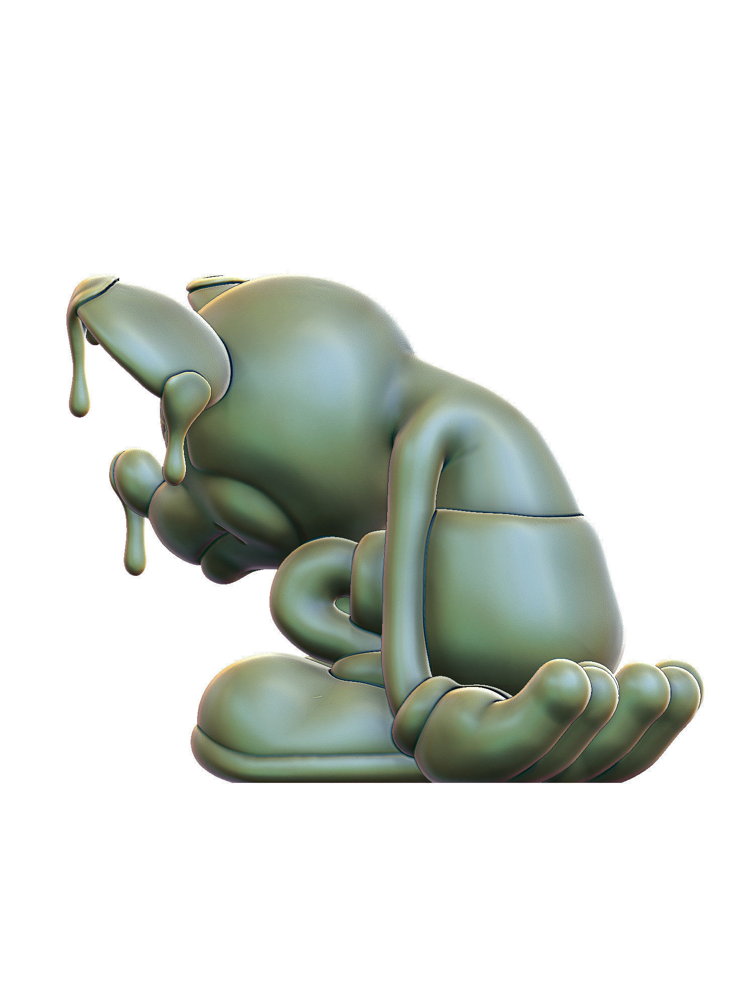 Sad Mickey 3D print model_5