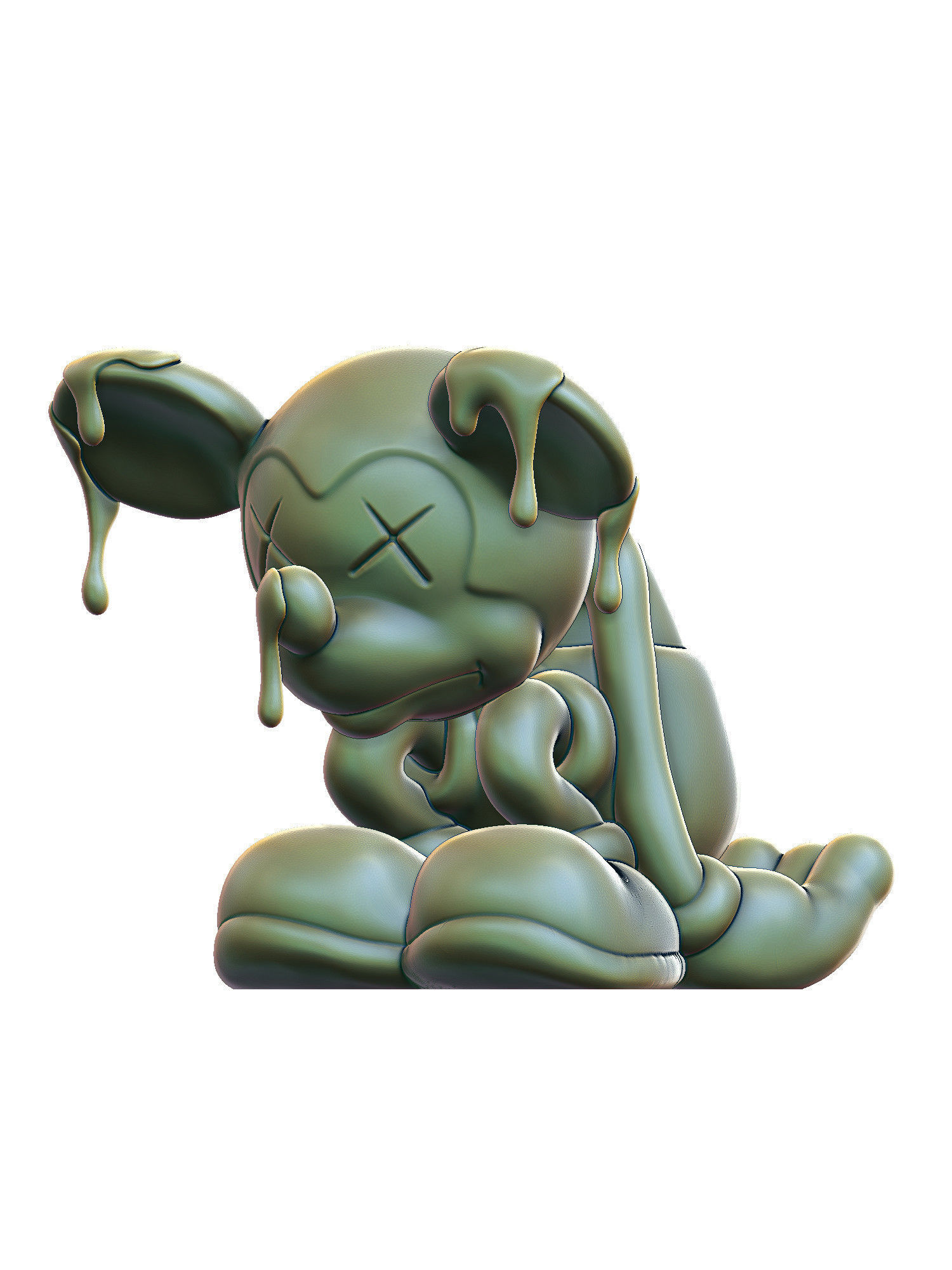 Sad Mickey 3D print model_7