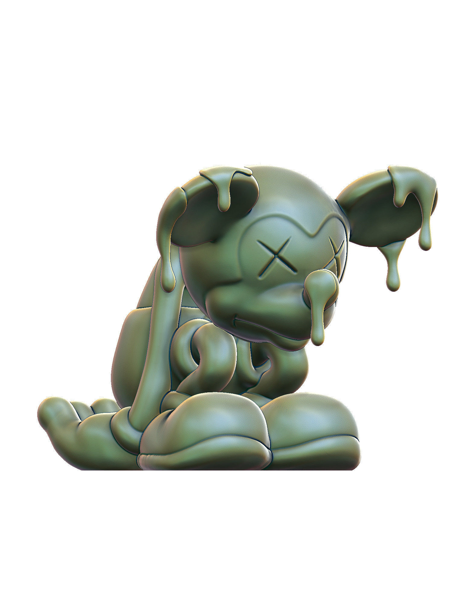 Sad Mickey 3D print model_9