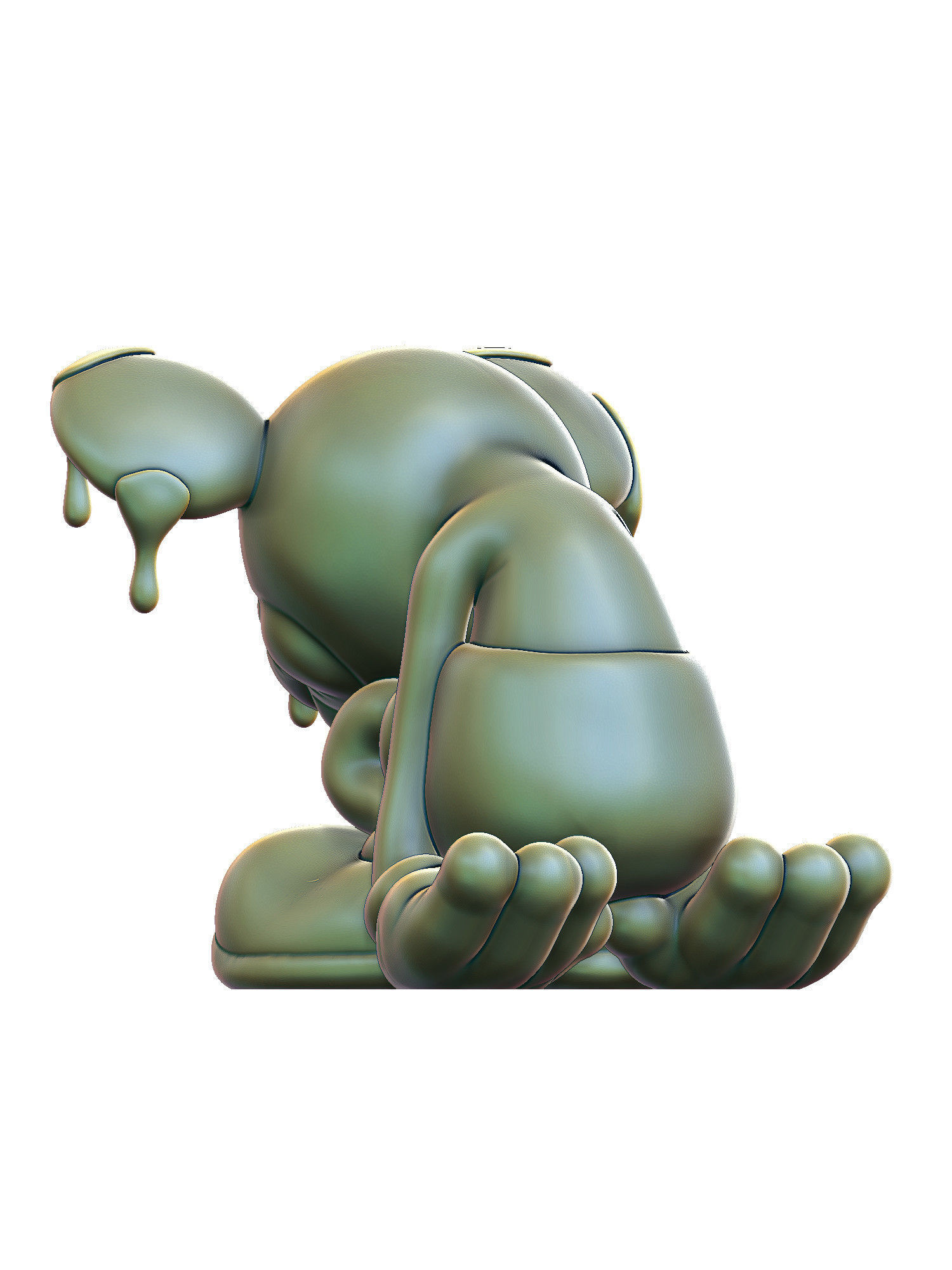 Sad Mickey 3D print model_4