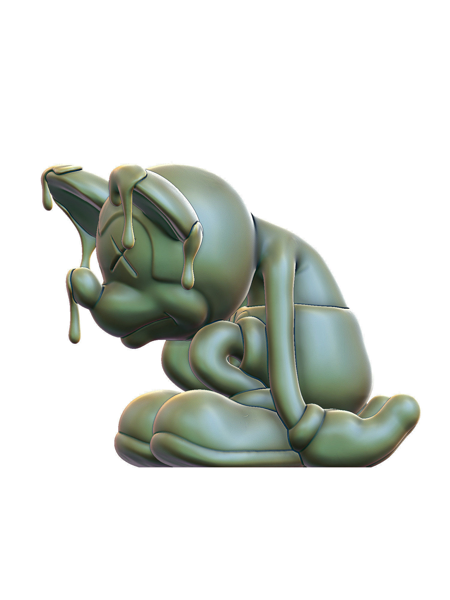 Sad Mickey 3D print model_6