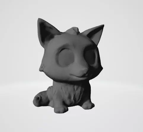 Little wolf 3D print model_0