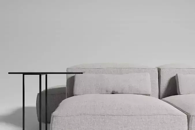 Soft fabric sofa