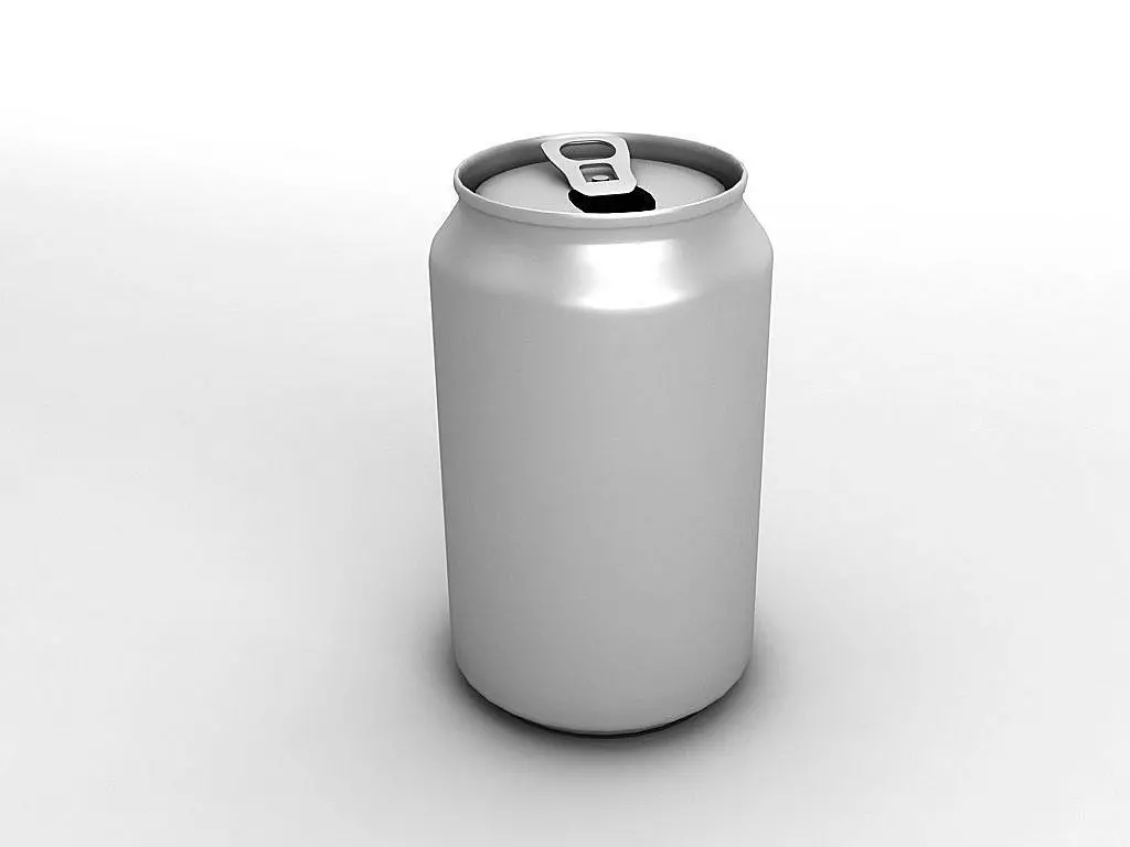 Aluminum Can Low-poly 3D model