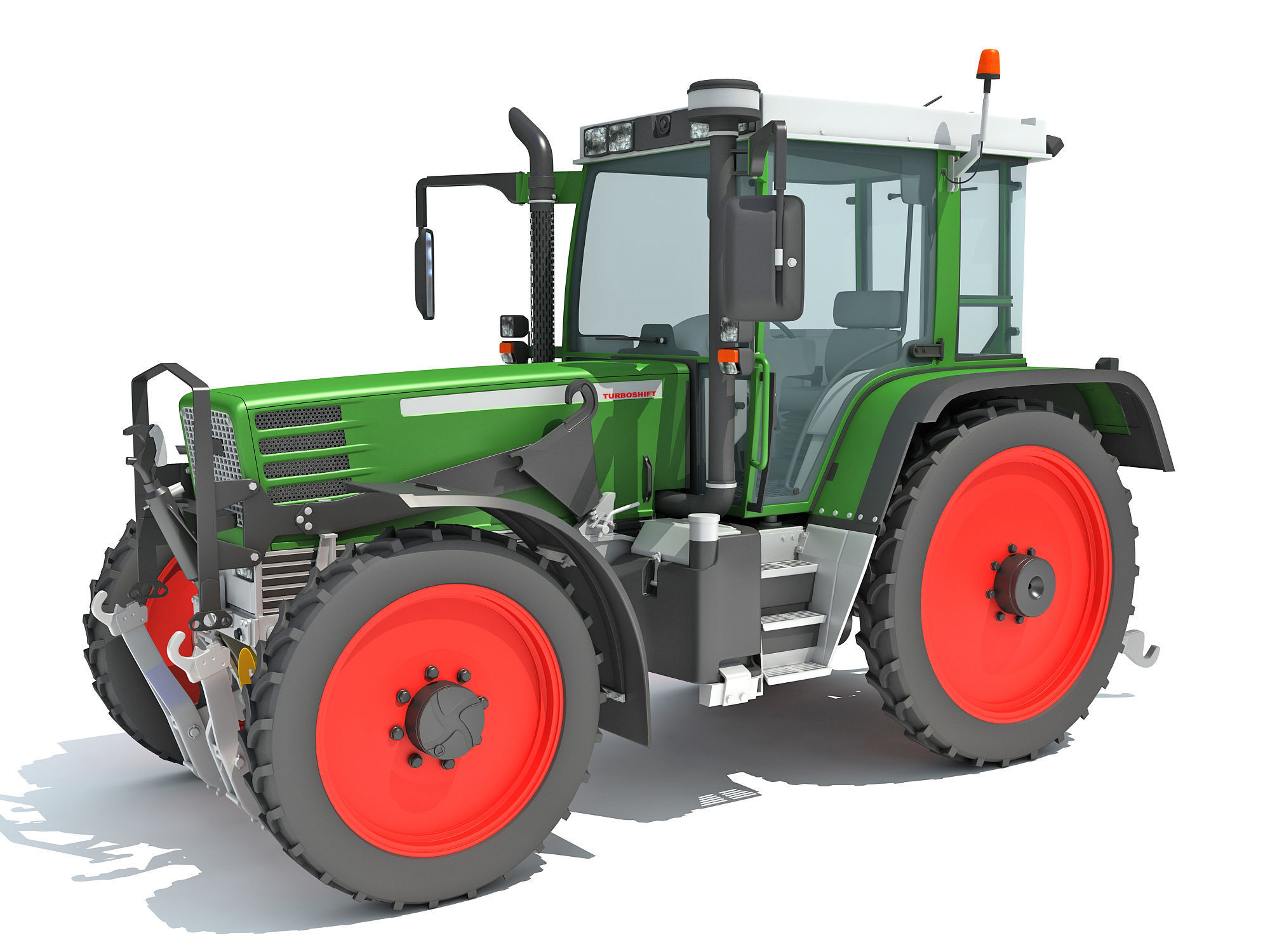 Tractor 3D model_1