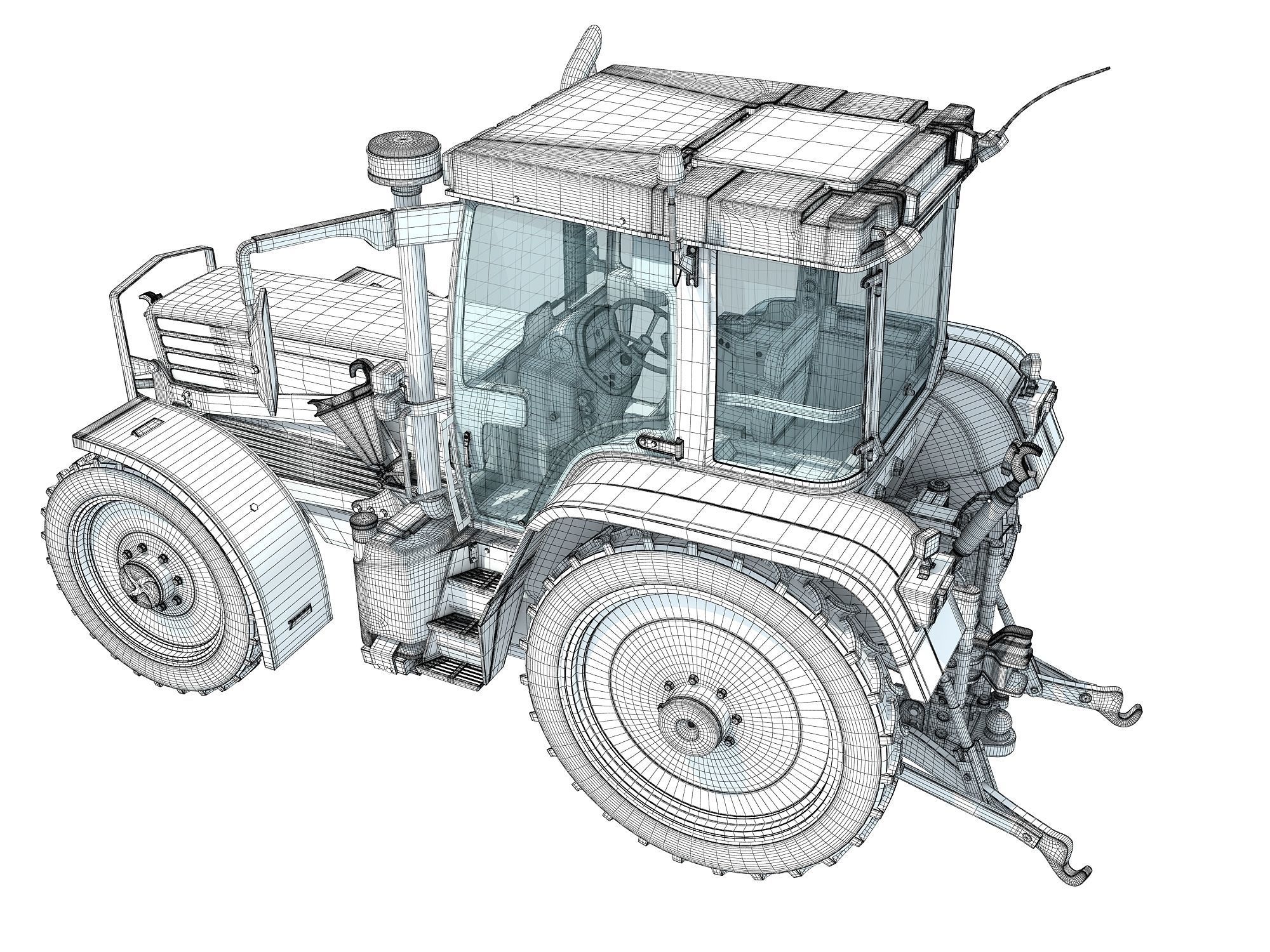Tractor 3D model_18