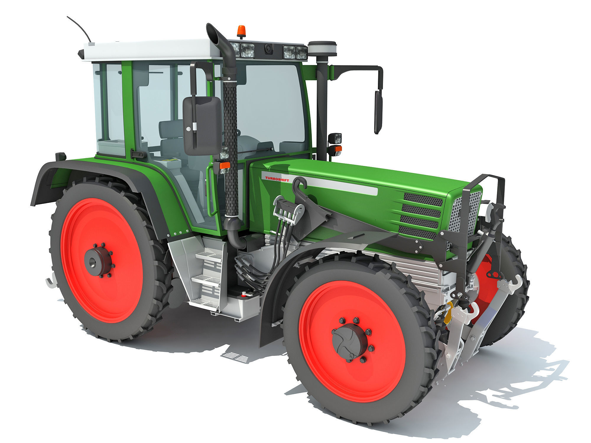 Tractor 3D model_11