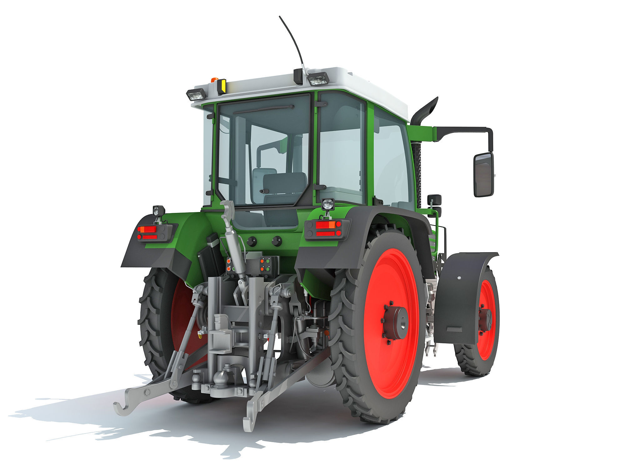 Tractor 3D model_7