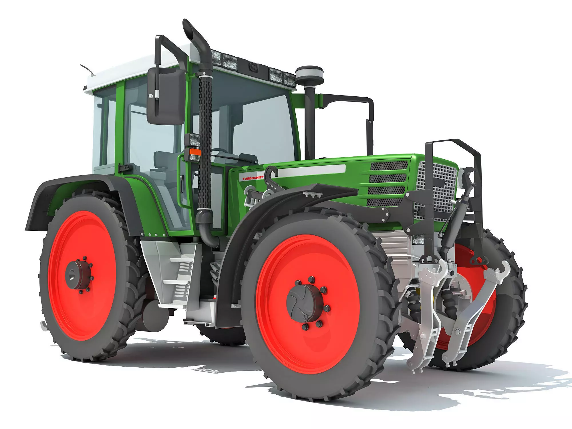 Tractor 3D model_0