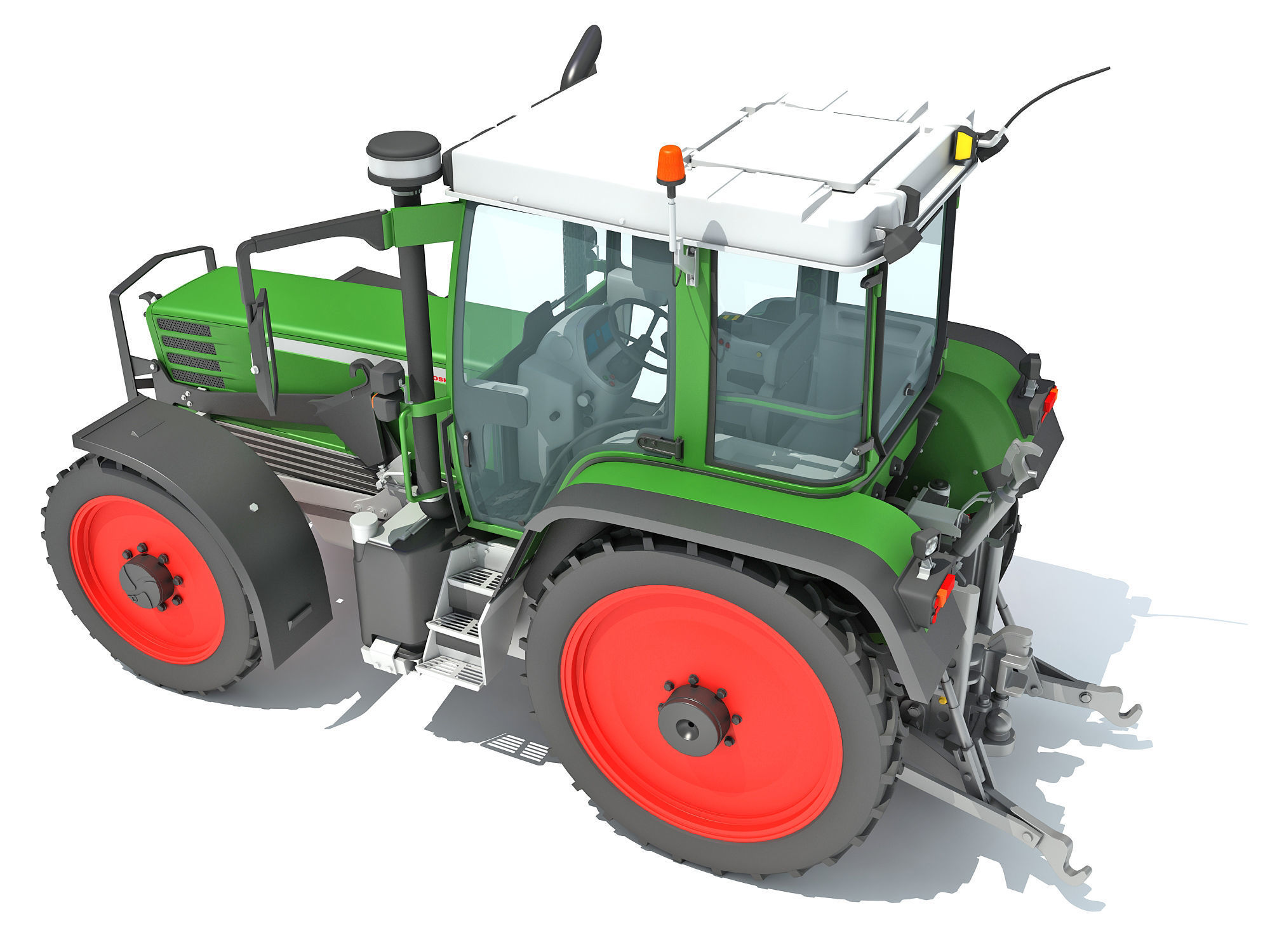 Tractor 3D model_4
