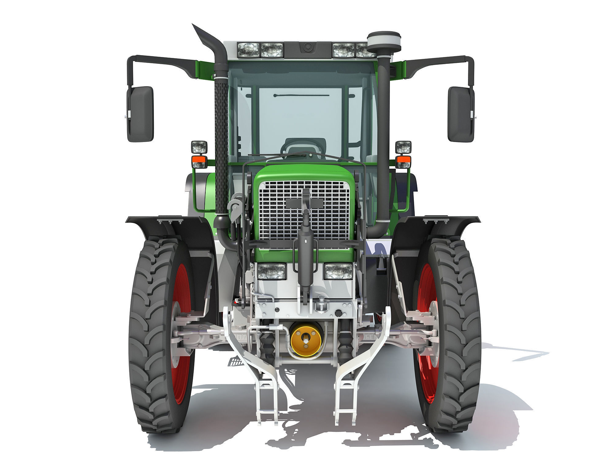 Tractor 3D model_12
