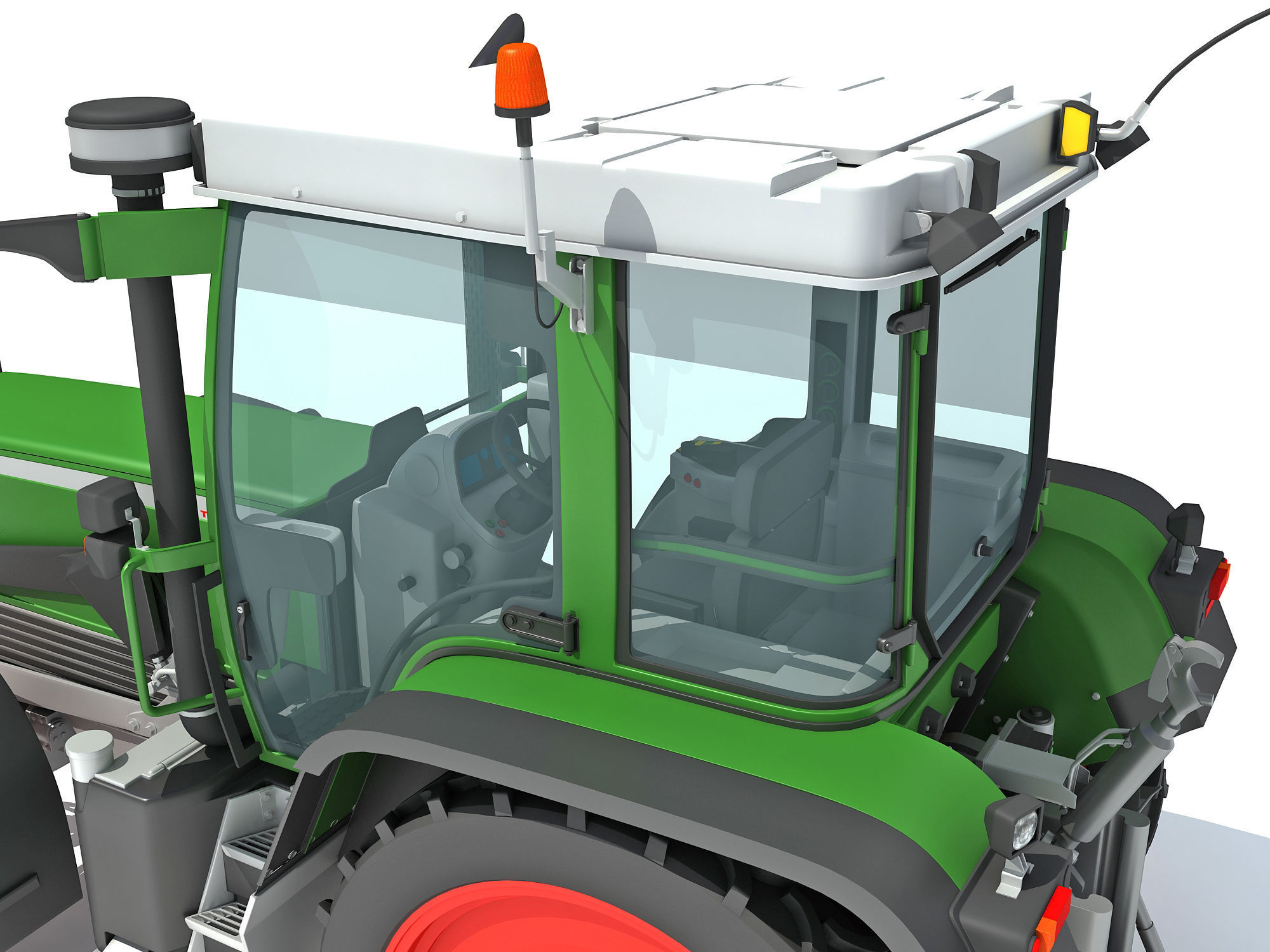 Tractor 3D model_14