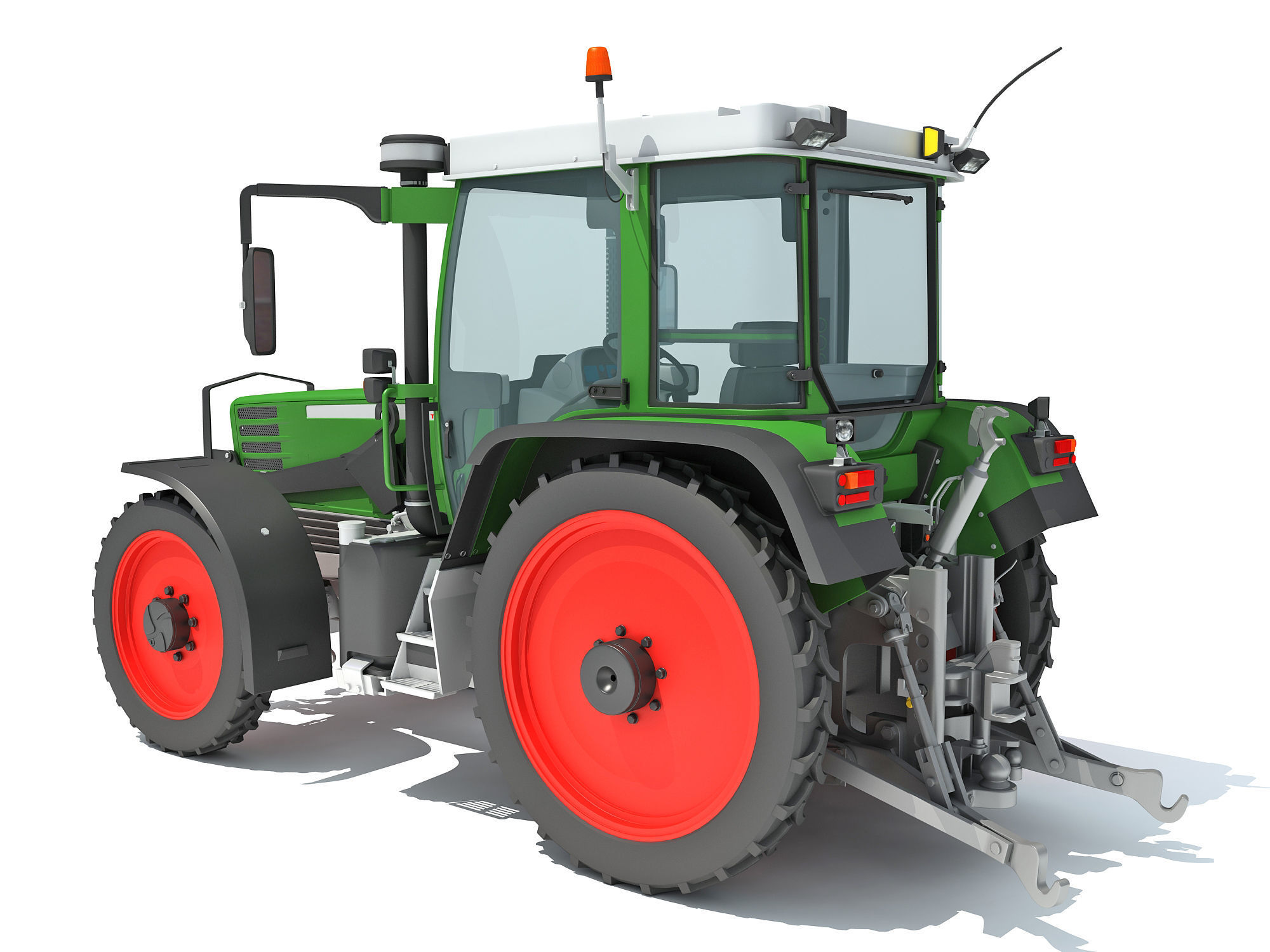 Tractor 3D model_3