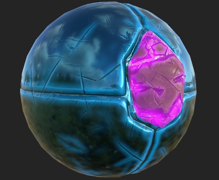 Magic Orb Low Poly free VR / AR / low-poly 3D model | CGTrader