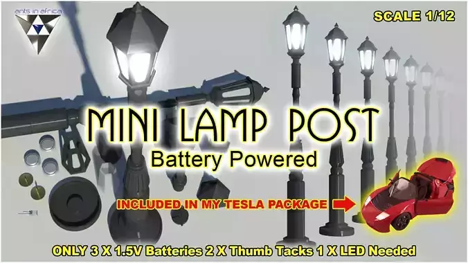 Mini Lamp Post  3D print model
