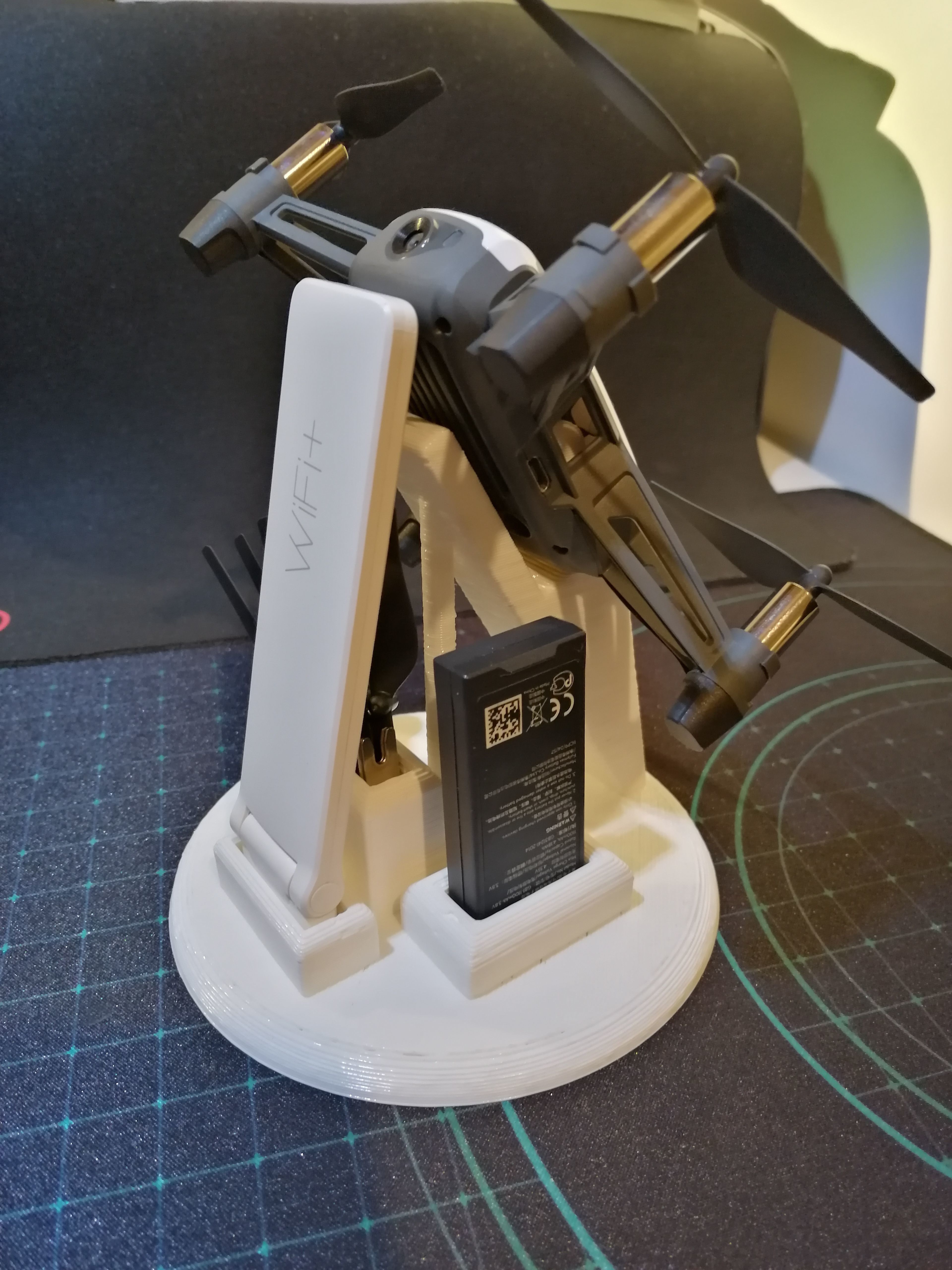 Ryze Tello Display stand 3D print model_3