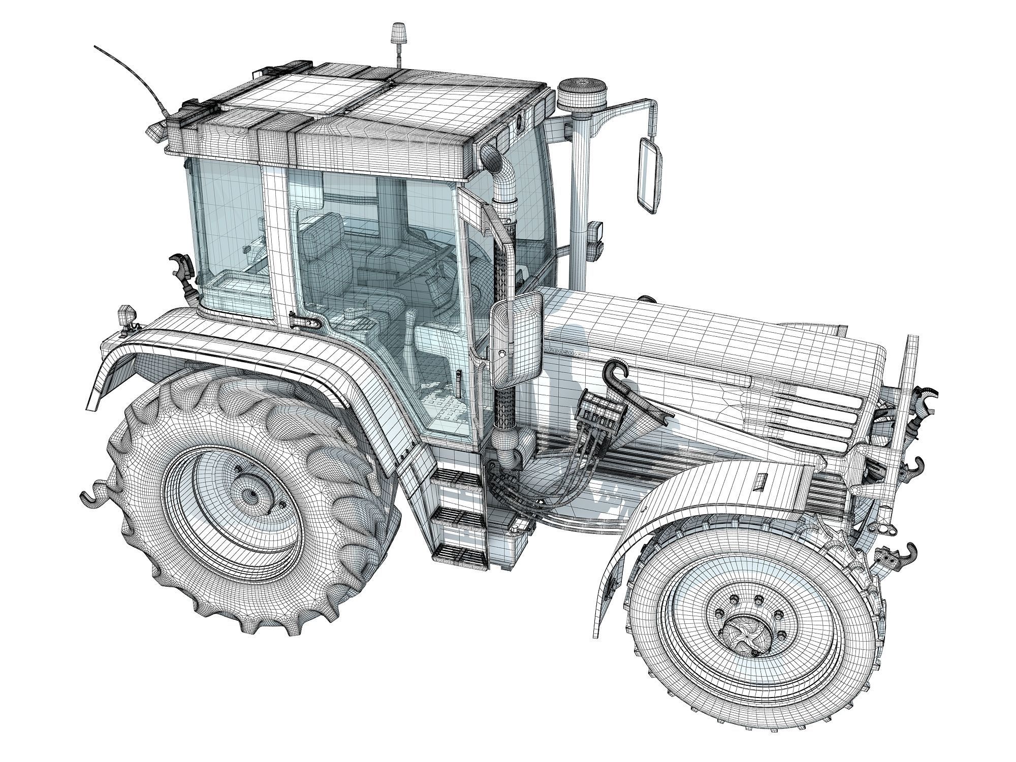 Tractor 3D model_20