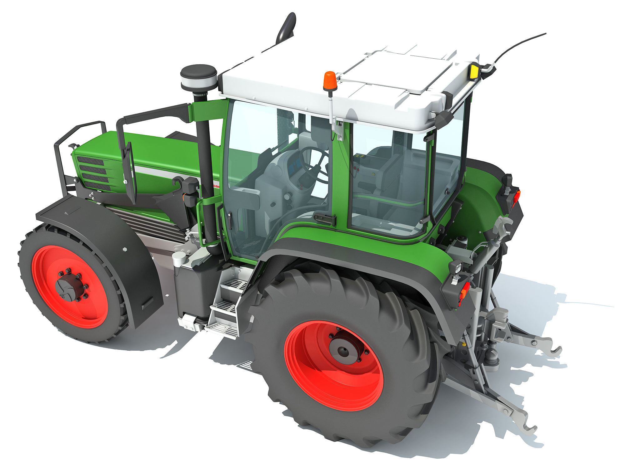 Tractor 3D model_4