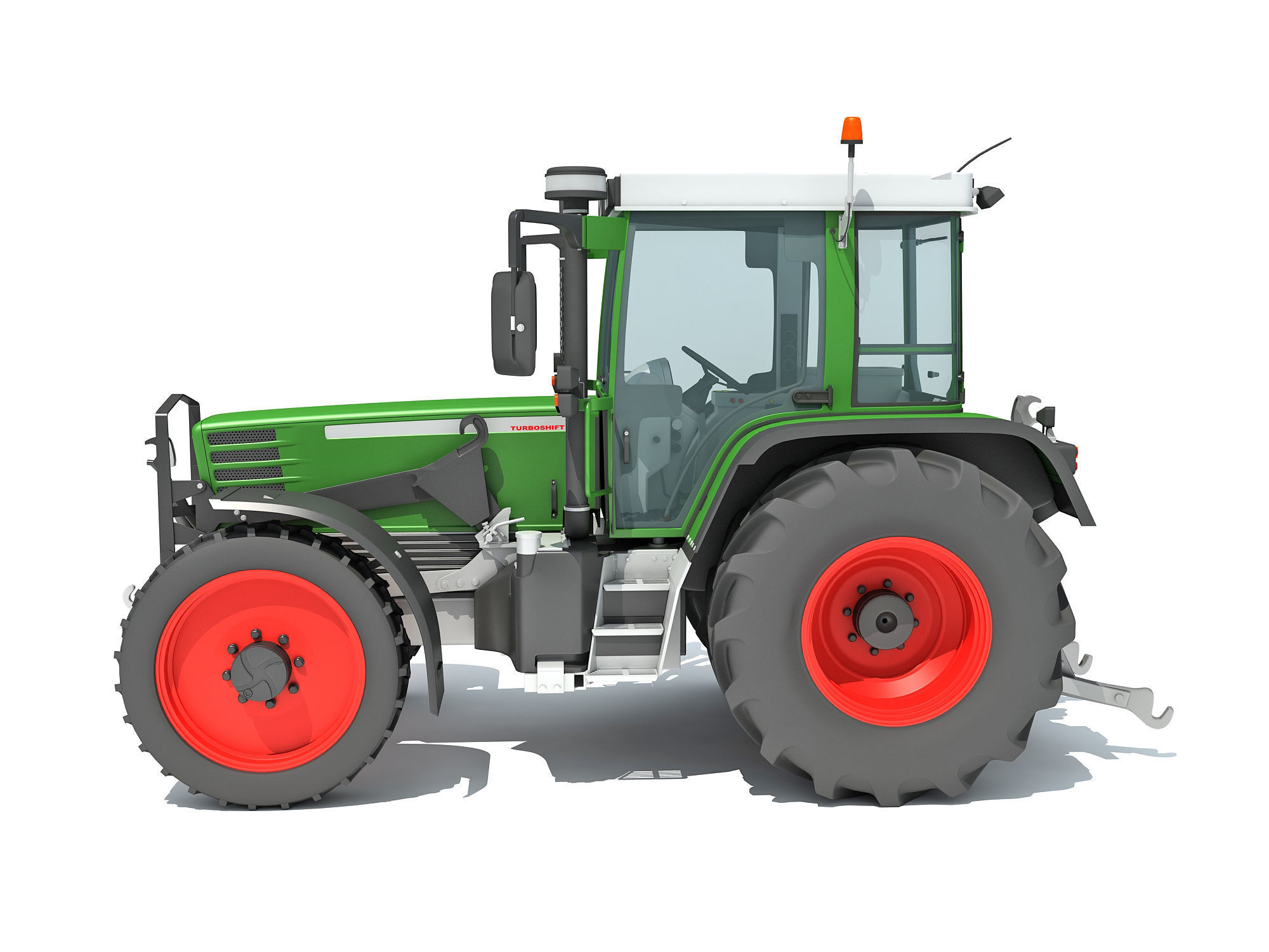 Tractor 3D model_2