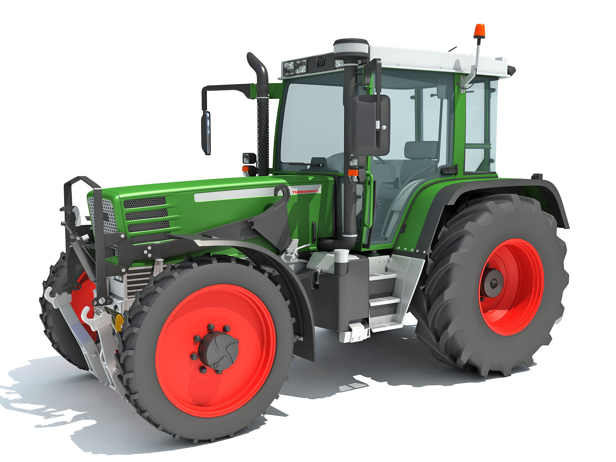 Tractor 3D model_1