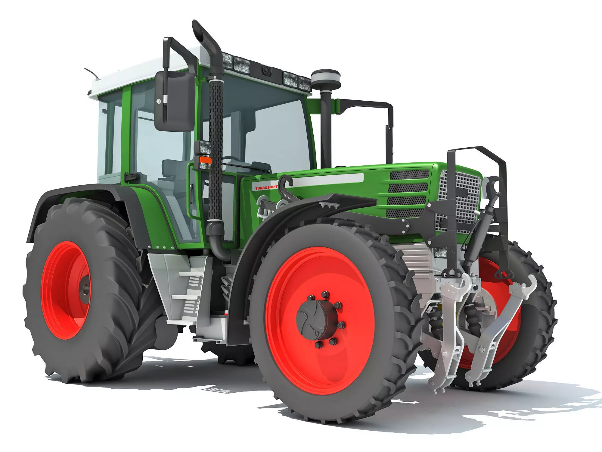 Tractor 3D model_0