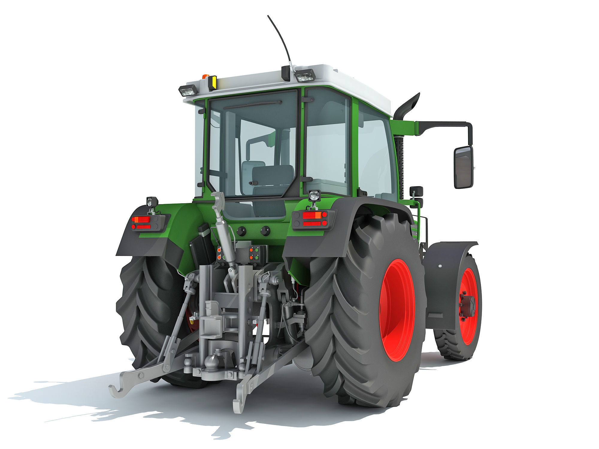 Tractor 3D model_7
