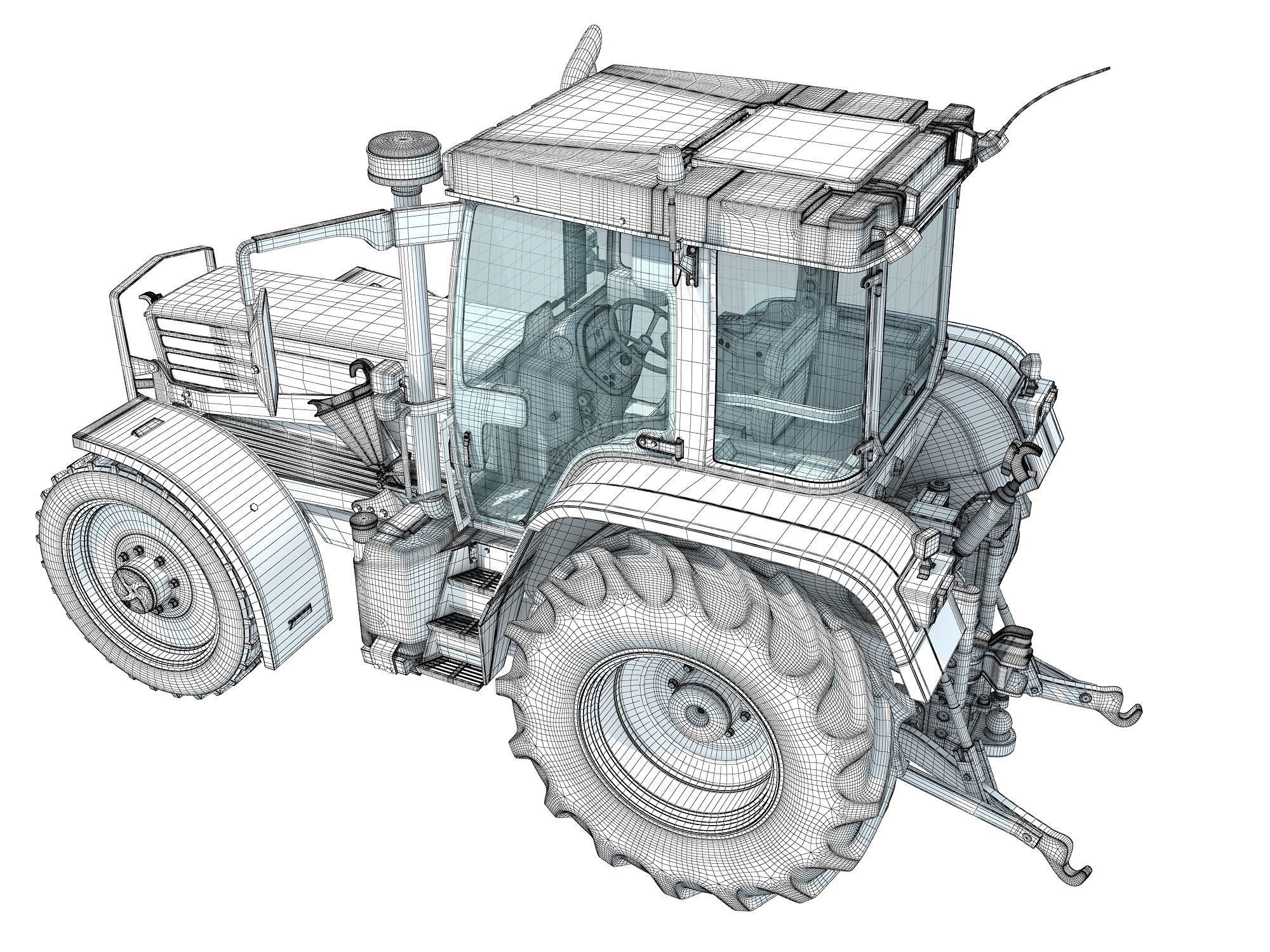 Tractor 3D model_18