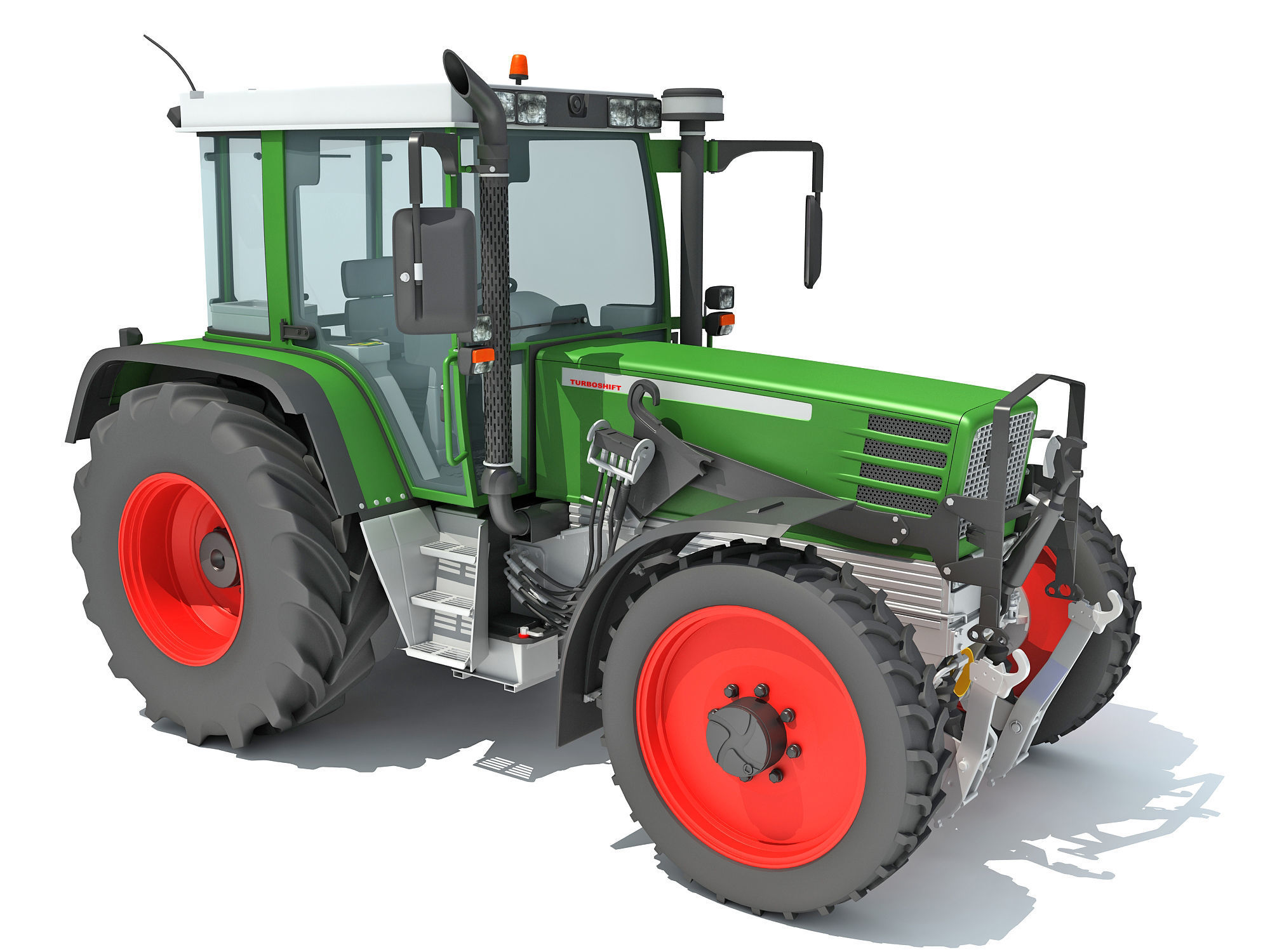 Tractor 3D model_11