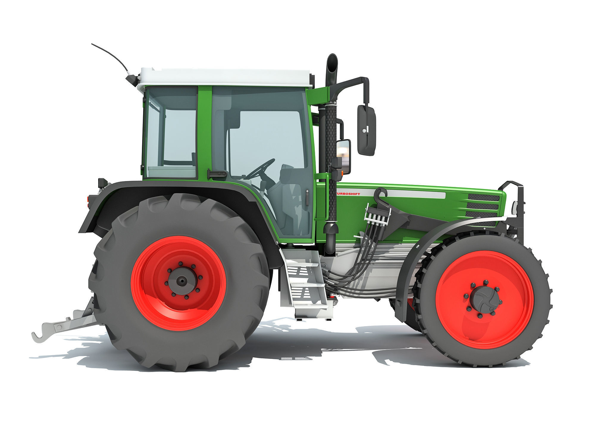 Tractor 3D model_9