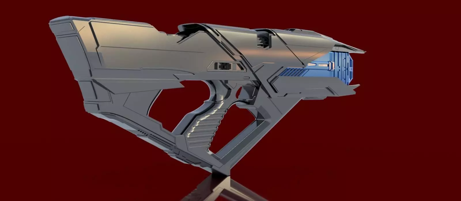 Star Trek Into Darkness Vengeance Phaser Rifle  3D print model_0