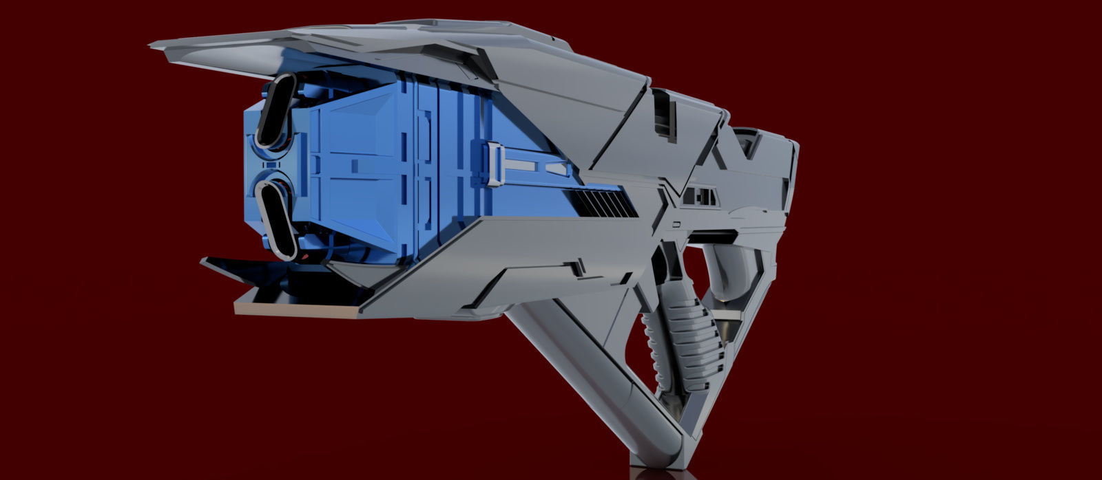 Star Trek Into Darkness Vengeance Phaser Rifle  3D print model_4