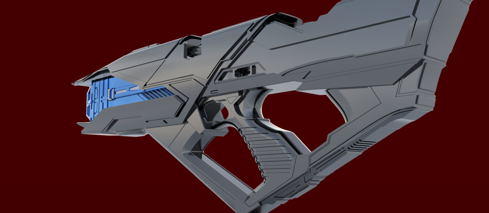 Star Trek Into Darkness Vengeance Phaser Rifle  3D print model_3